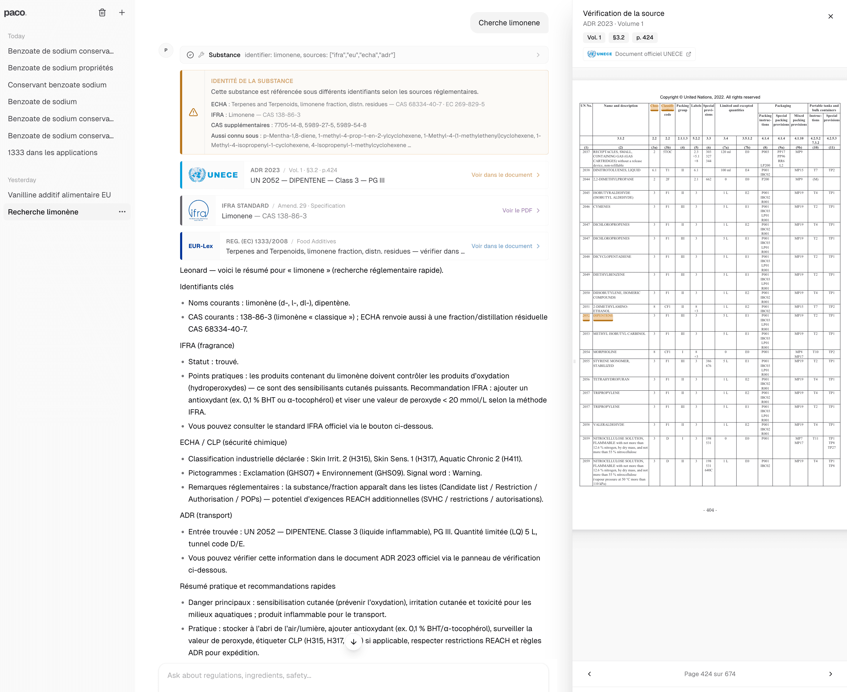 PAC Intelligence — regulation assistant